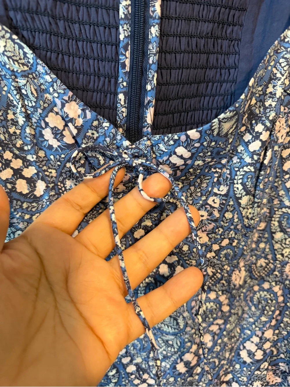 J.‎ Crew Liberty Fabric Mini Dress Size 6 Floral Paisley 100% cotton